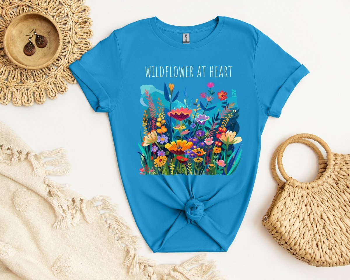 Wildflower at Heart - Unisex Softstyle T - Shirt - Joyed Dot Store