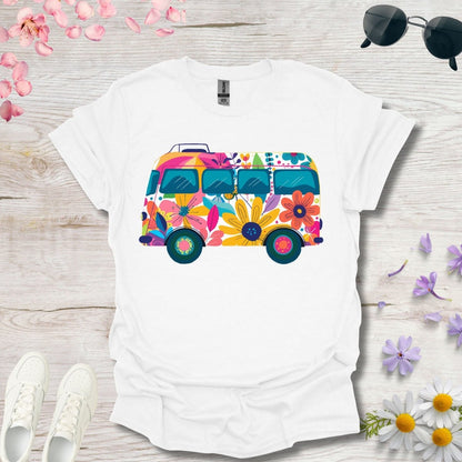 Blooming Bus Adventure - Unisex Softstyle T - Shirt - Joyed Dot Store