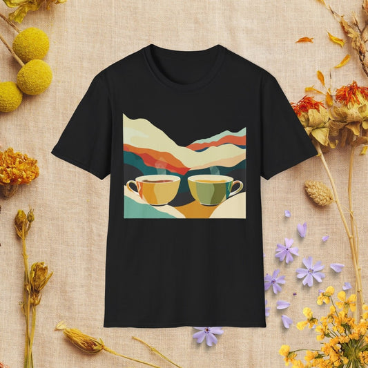 Mountain Mocha - Unisex Softstyle T - Shirt - Joyed Dot Store