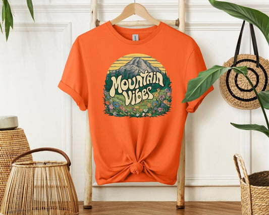 Mountain Vibes - Unisex Softstyle T - Shirt - Joyed Dot Store