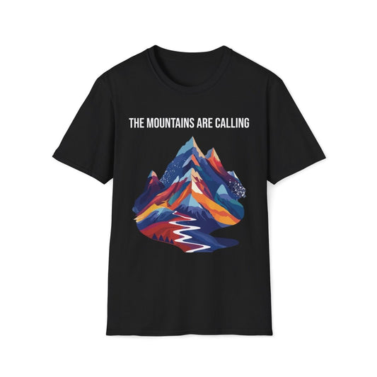 The Mountains are Calling - Unisex Softstyle T - Shirt - Joyed Dot Store