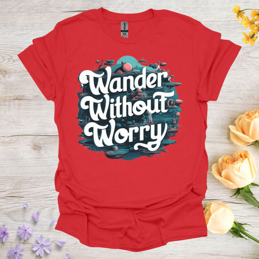 Wander Without Worry - Unisex Softstyle T - Shirt - Joyed Dot Store